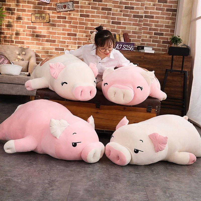 Jumbo Marshmallow Pig Plushie without Blanket, 43.3" | 110 cm — image 14