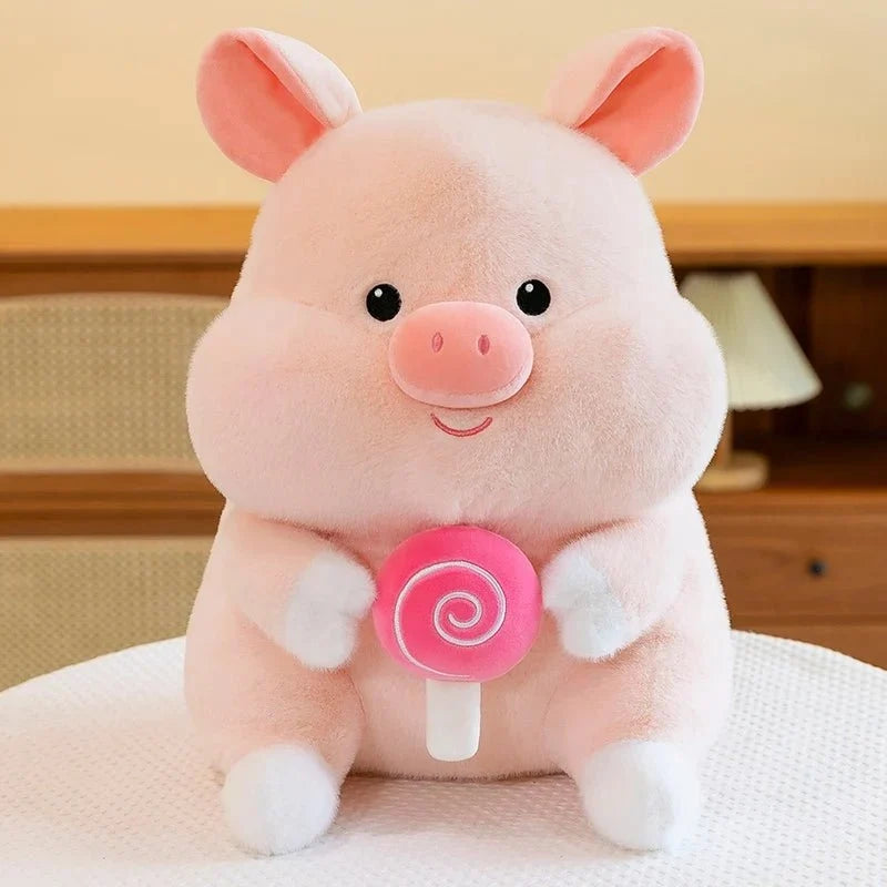 Plushie Lollipop-Holding Pig Plushie, 8-20" | 21-50 cm — image 7