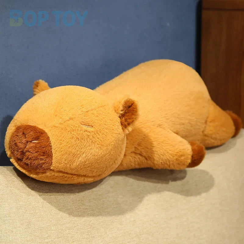 Fluffy Sleepy Capybara Plushies — image 1