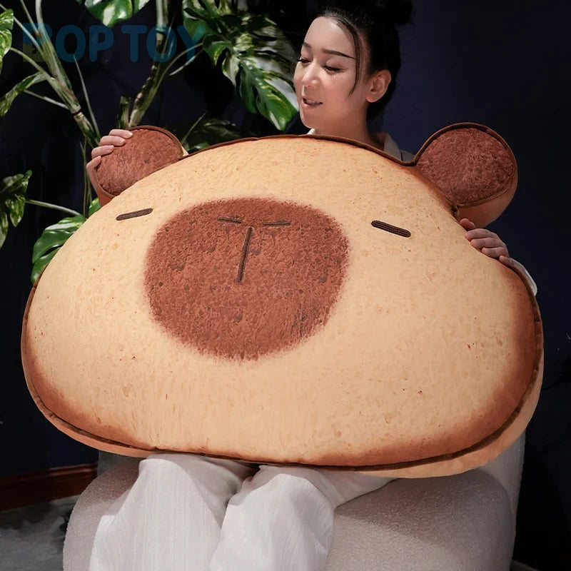 Capybara/Cat Cookie Plushie – Jumbo Comfort in a Sweet Design — image 1
