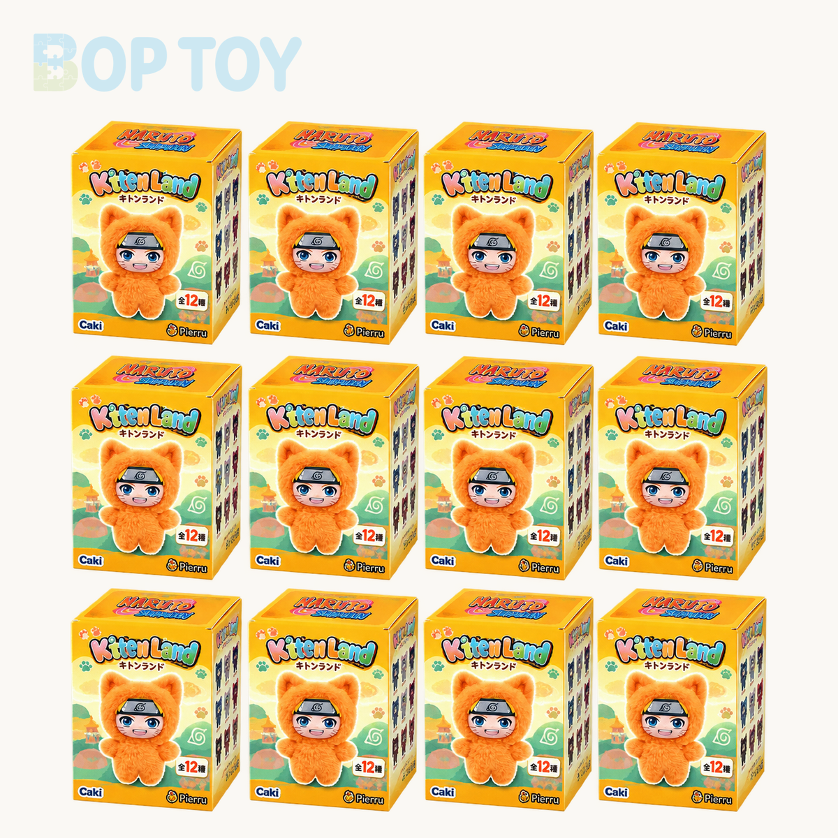 Naruto Shippuden Kitten Land Series Plush Doll Blind Box — Whole set of 12 option