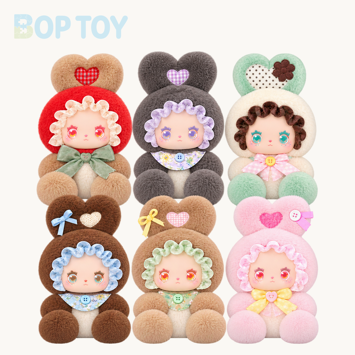 Lovely Emma Sweet Treat Bunnies Series Plush Blind Box — Whole set of 6 variant