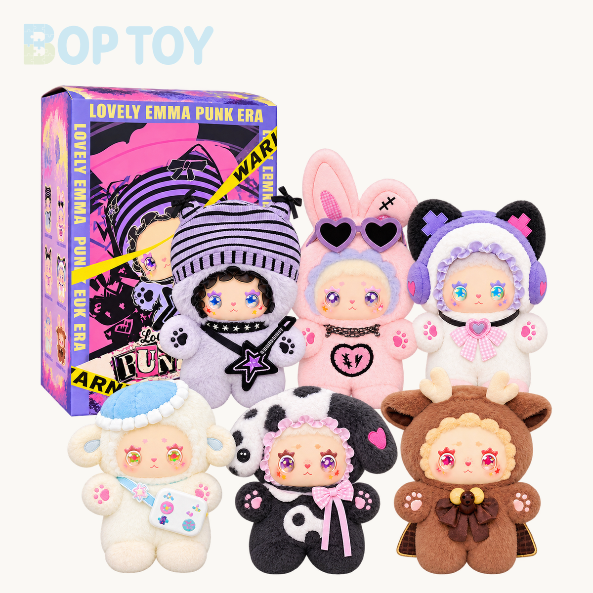 LOVELY EMMA Punk Era Series Blind Box — Whole set of 6 variant