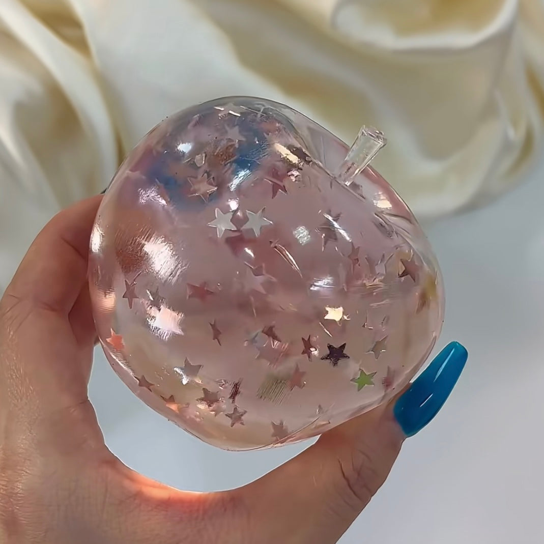 Pink Apple Shape Vasline Base Stress Ball – product image 4