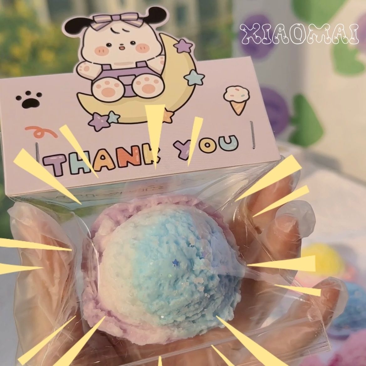 Handmade Ice Cream Soft Stress Relief Taba Squishy Toy – product image 4