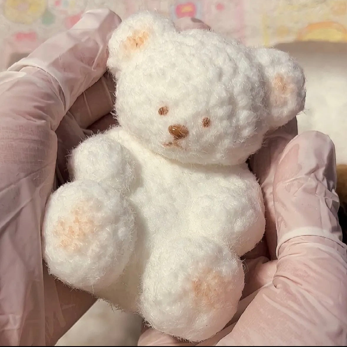 Handmade Teddy Bear Stress Relief Taba Squishy Toy  - Christmas Series – product image 2