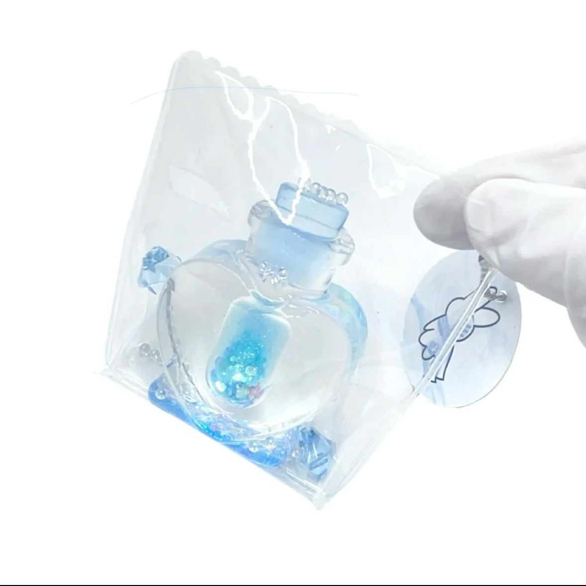 Transparent Heart Shape Wish Bottle Taba Squishy Toy – product image 3