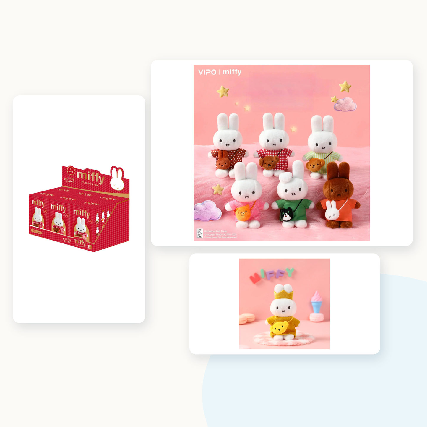 Miffy x Vipo Mini Bag Series Plush Dolls Blind Box - main