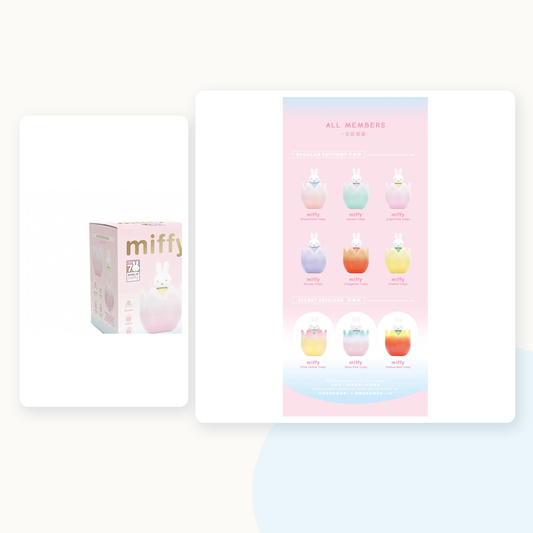 ChocoTeddy x Miffy and her Tulips Decorative Series Blind Box - main