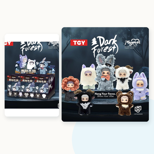 Maymei Dark Forest Series Vinyl Plush Keychain Blind Box - main
