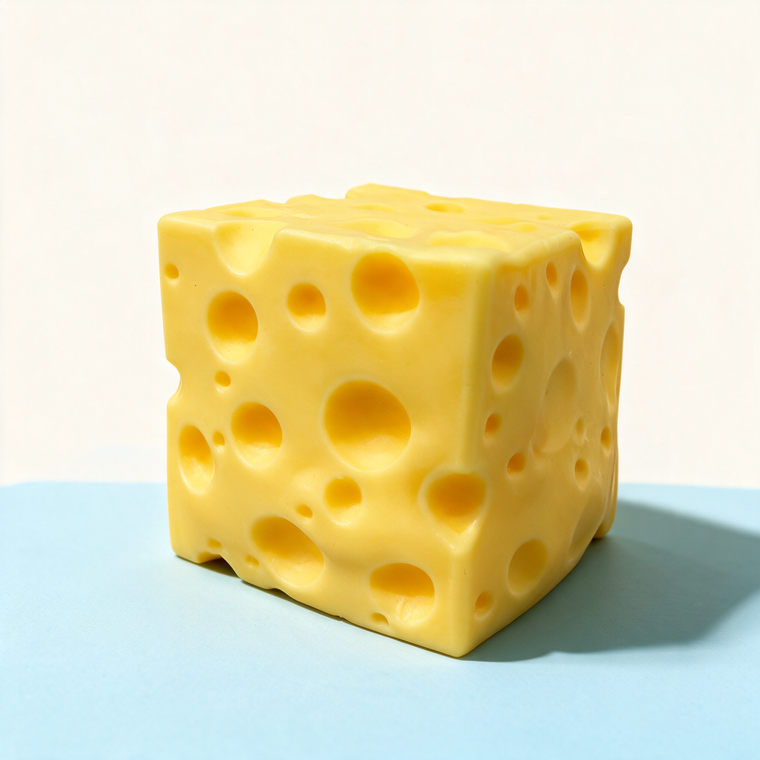 Jumbo Cheese Slow-Rising Squishy Stress Ball