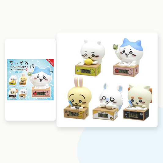 Kitan Club x Chiikawa Let's Work Together Clock Vol.2 Blindbox - main