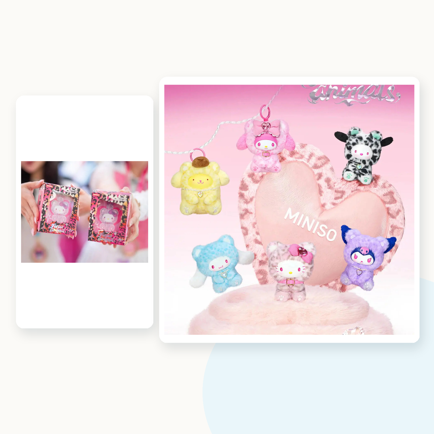 Miniso Sanrio Characters Forest Friends Series Vinyl Plush Pendant Blind Box - main