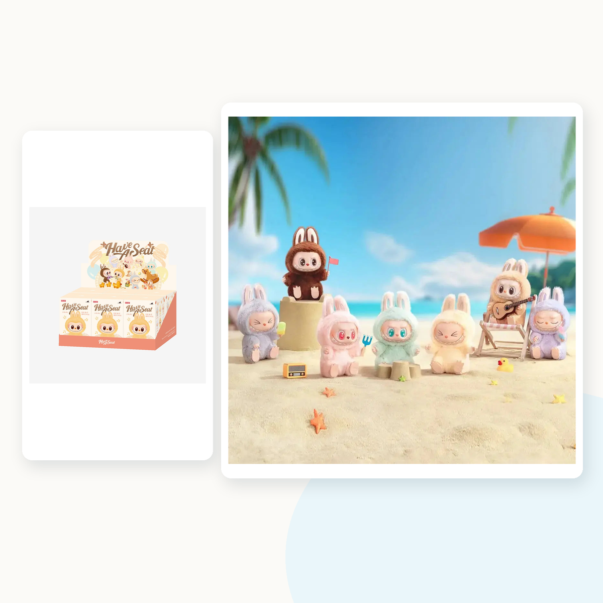 POP MART Labubu Have a Seat Vinyl Plush Blindbox - main