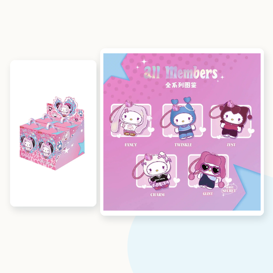 Miniso Hello Kitty Pop Star Series Plushie Keychain Blindbox - main