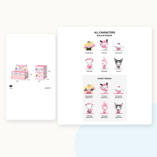POP MART Sanrio Hello Kitty and Friends Pink Party Figure Collection Blindbox - main