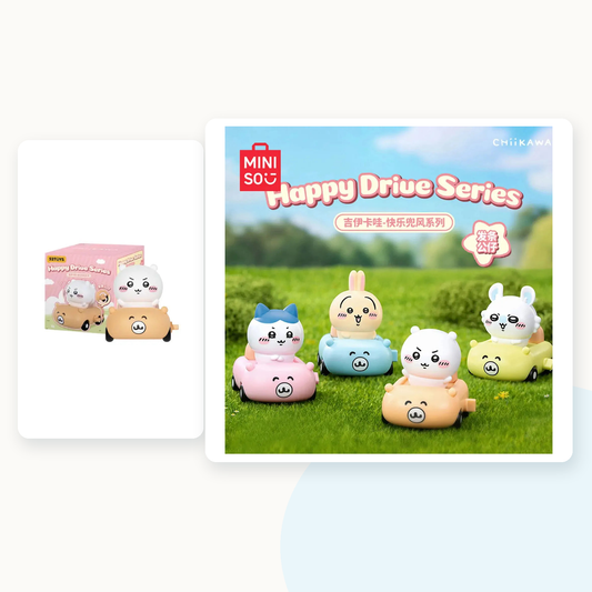 Chiikawa Happy Drive Wind-Up Car Blindbox - main