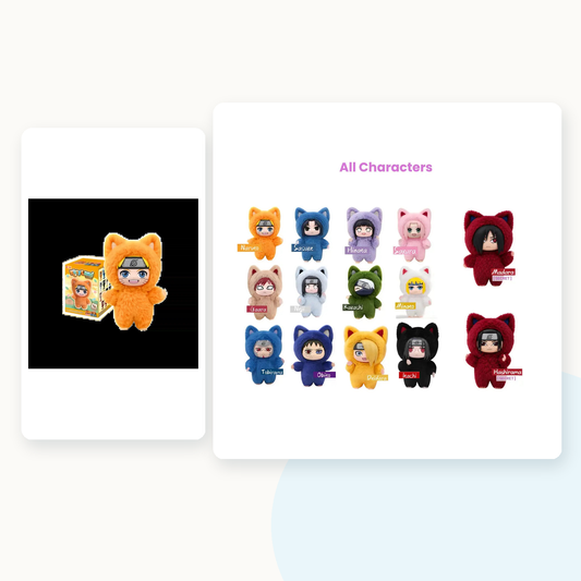 Naruto Shippuden Kitten Land Series Plush Doll Blind Box - main