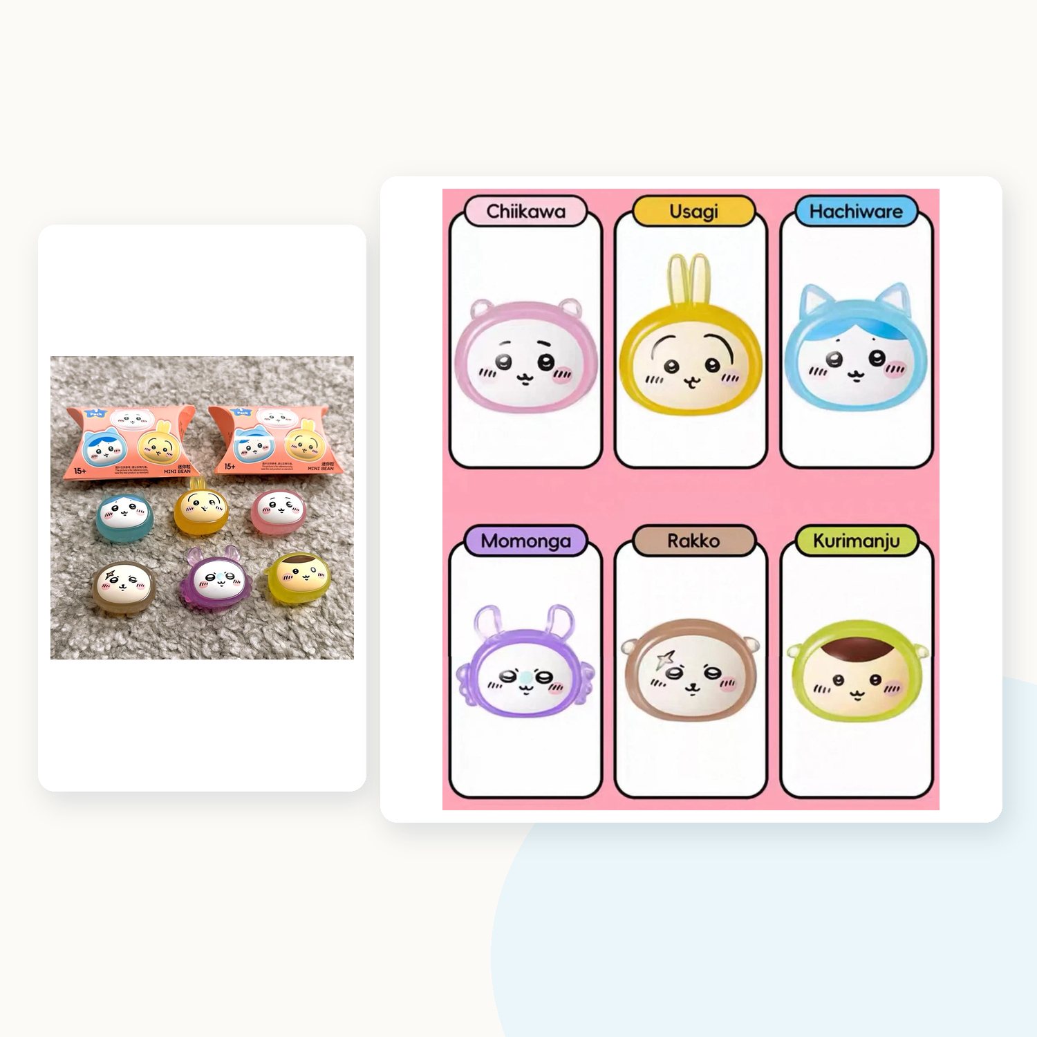 Miniso Chiikawa Mini Bean Blindbag - main