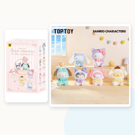 Sanrio Characters Play With Kittens Series Plush Blind Box - main