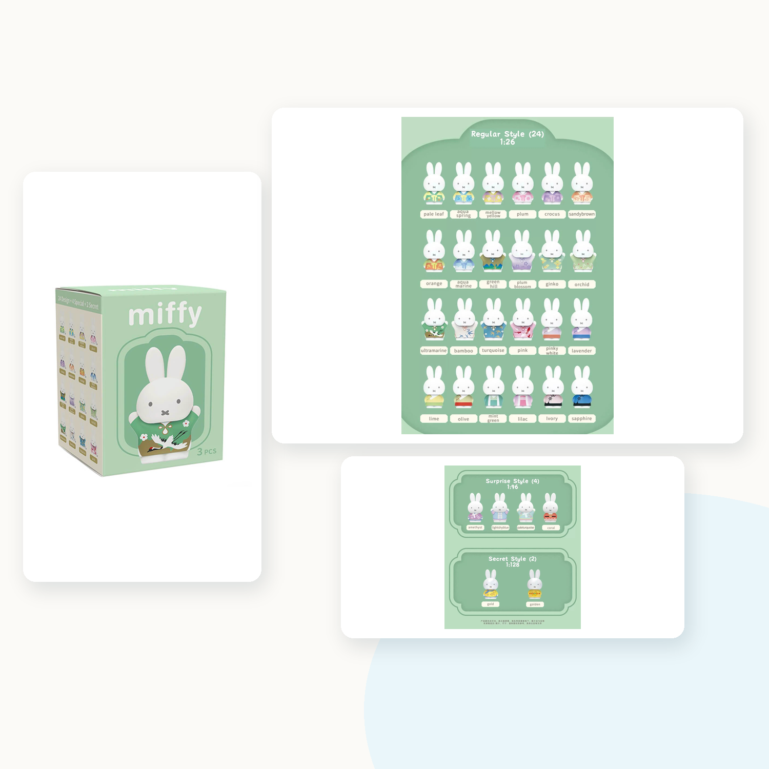 Miffy Classic Style Collectable Mini Figure Blind Box - main