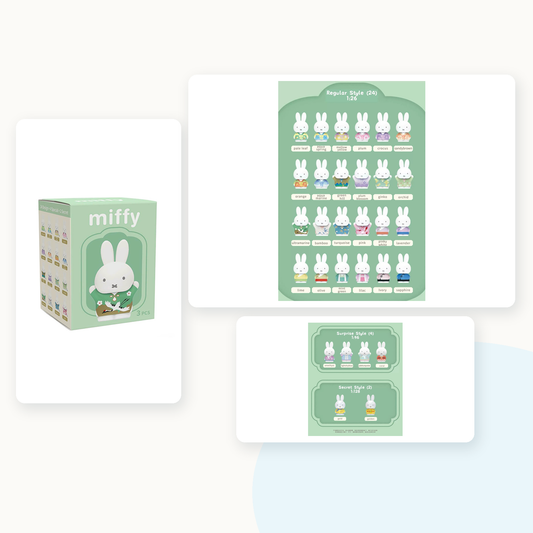 Miffy Classic Style Collectable Mini Figure Blind Box - main