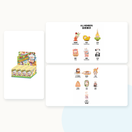 POP MART Labubu The Monsters Wacky Mart Series Figures Blindbox - main