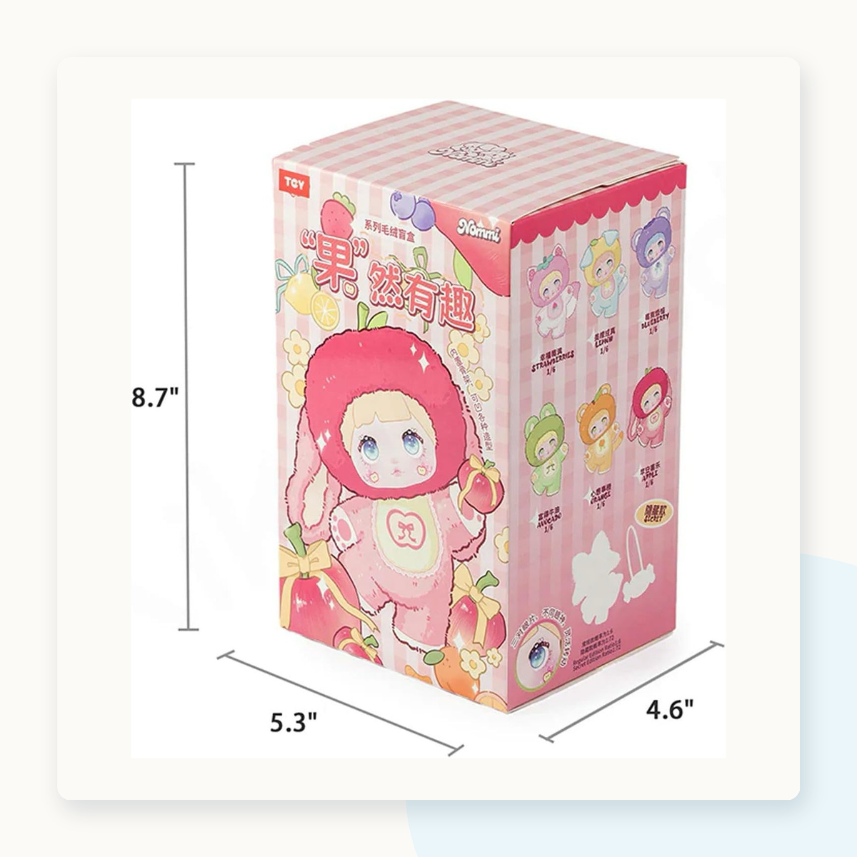Nommi Interesting Fruits Keychain Blind Box - 04
