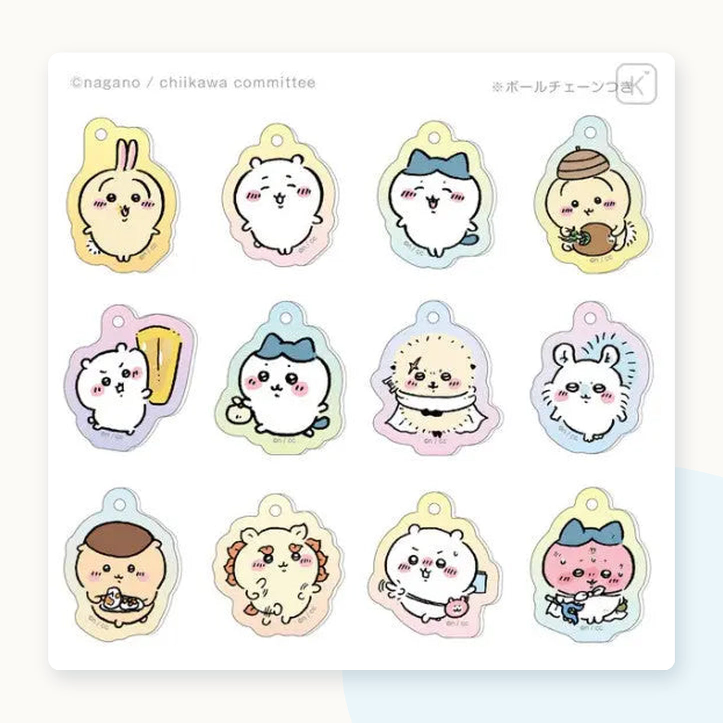 Chiikawa Acrylic Keychain Blind Bag Series 2 - detail