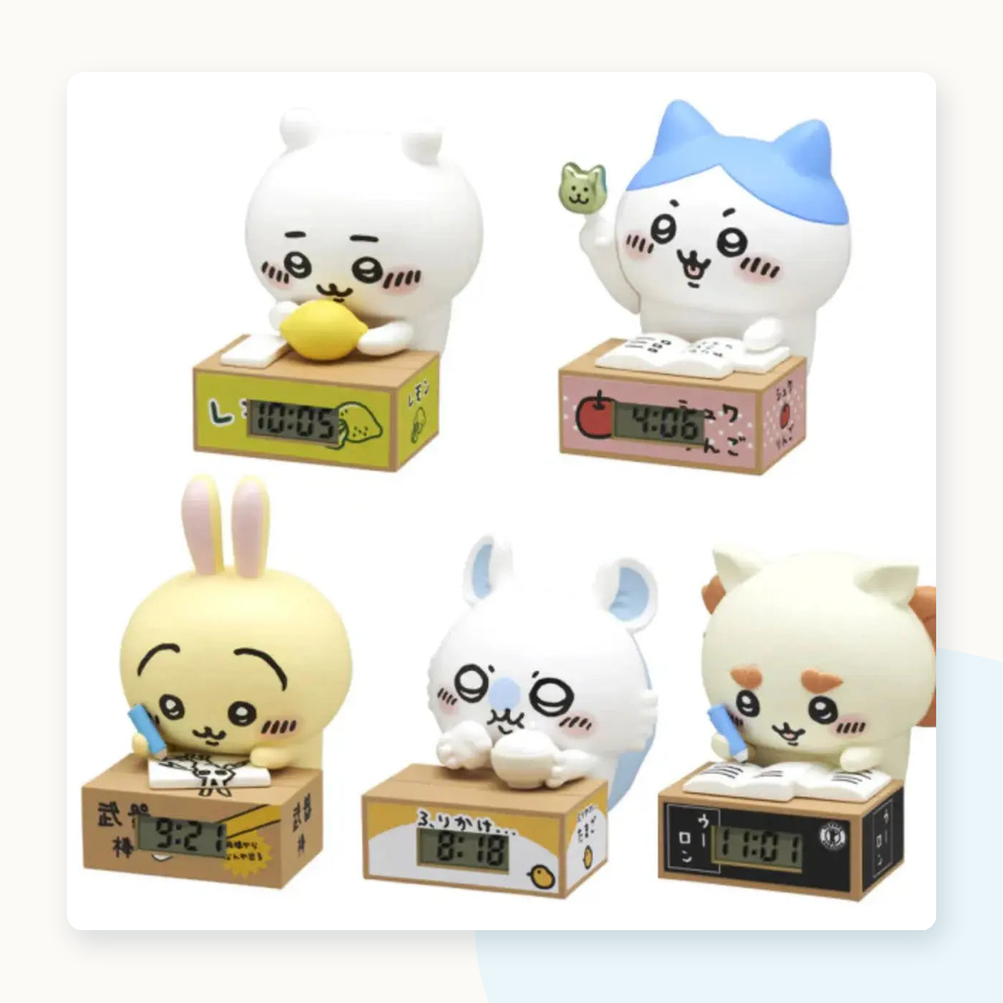Kitan Club x Chiikawa Let's Work Together Clock Vol.2 Blindbox - detail