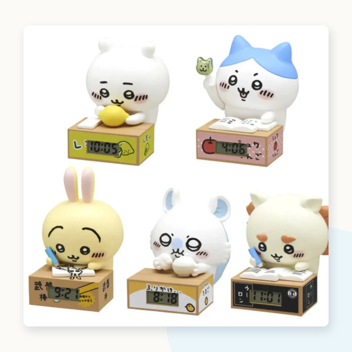 Kitan Club x Chiikawa Let's Work Together Clock Vol.2 Blindbox - detail