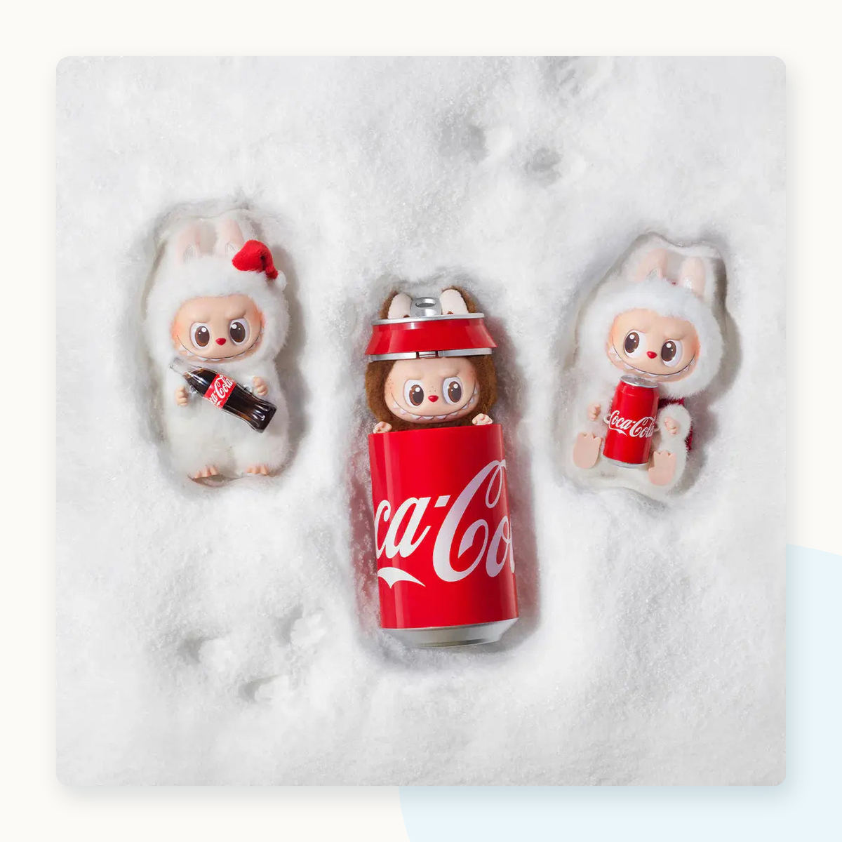 POP MART Labubu Coca Cola Series Vinyl Plush Blindbox - detail