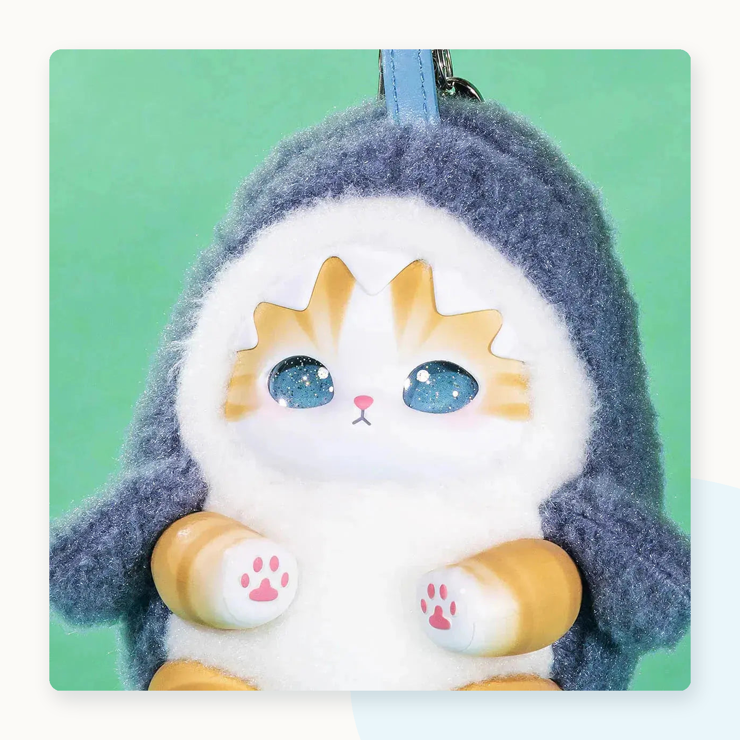 Mofusand Kiramekko Fluffy Kittens Vinyl Keychain Blind Box - detail