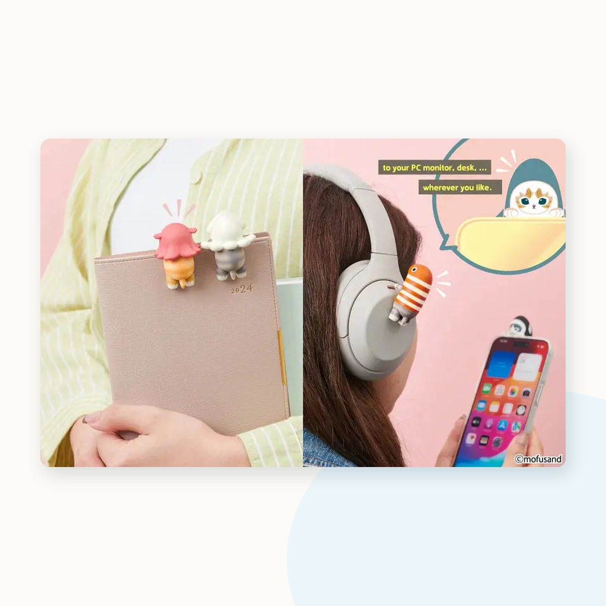 Sonny Angel Hippers & Mofusand Series Figurine Blindbox - detail
