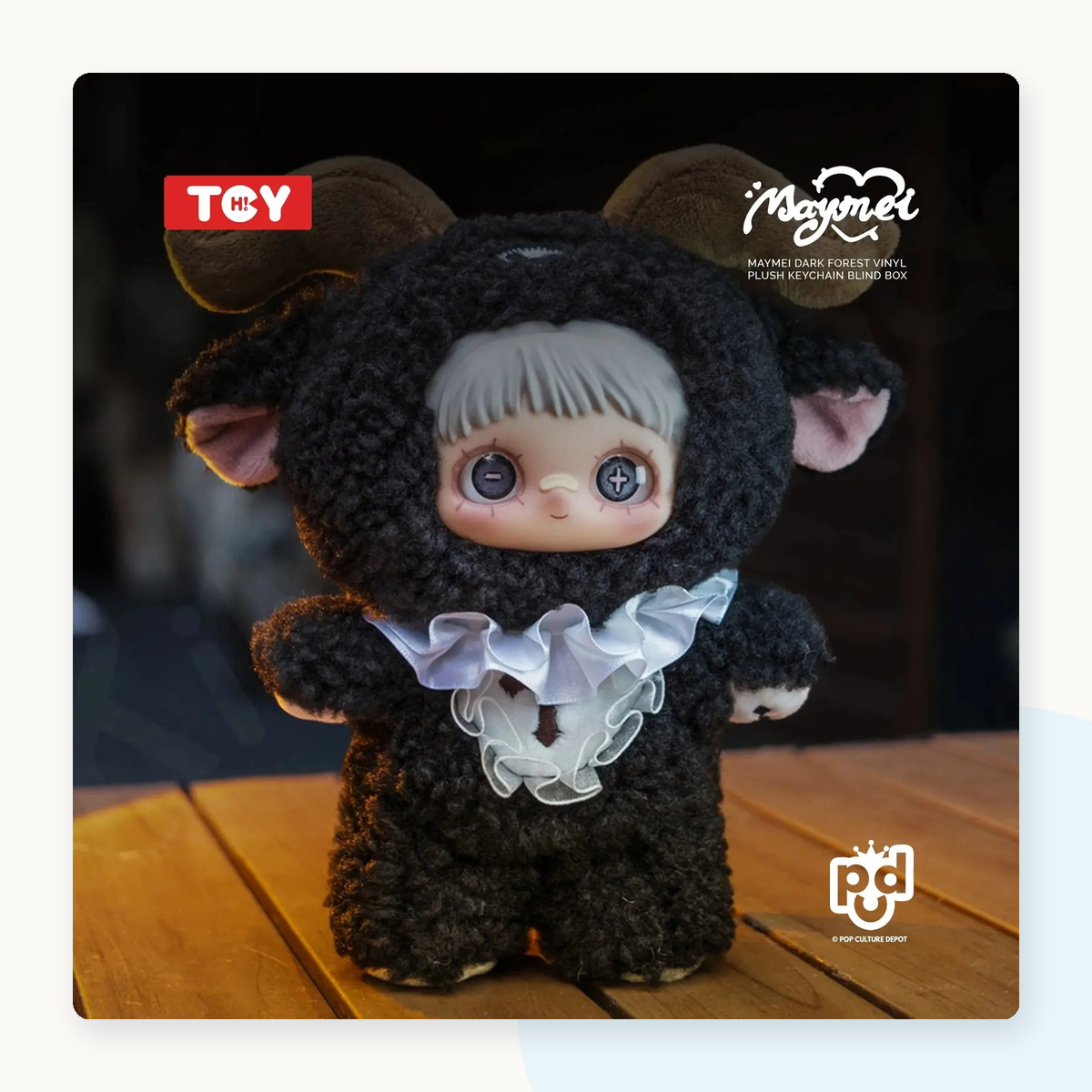 Maymei Dark Forest Series Vinyl Plush Keychain Blind Box - detail