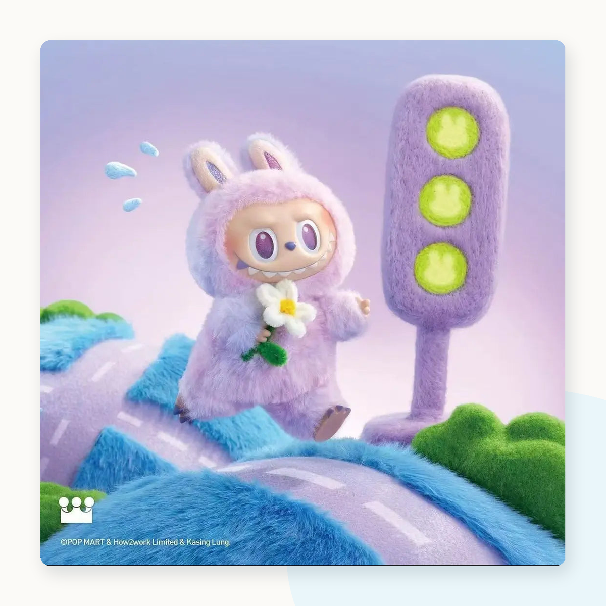 POP MART Labubu The Monsters Big into Energy Vinyl Plush Blind Box - detail