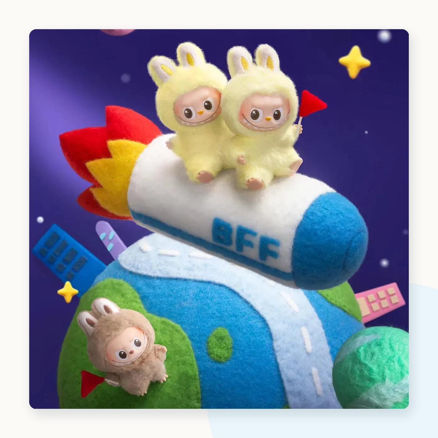 POP MART Labubu The Monsters PIN FOR LOVE Series Plush Pendant Blindbox (N-Z) - detail