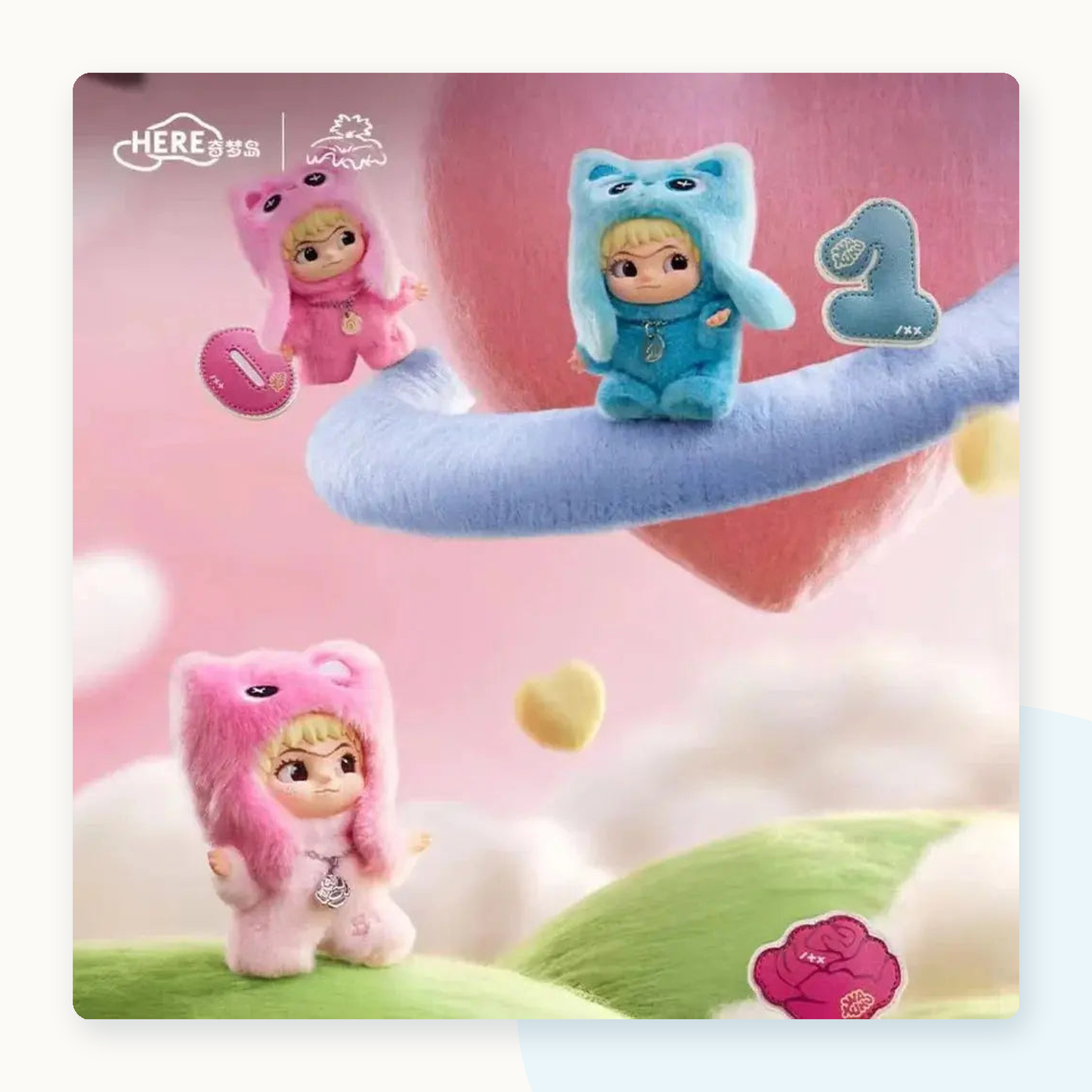WAKUKU On a Roll Series Plush Dolls Blindbox - detail
