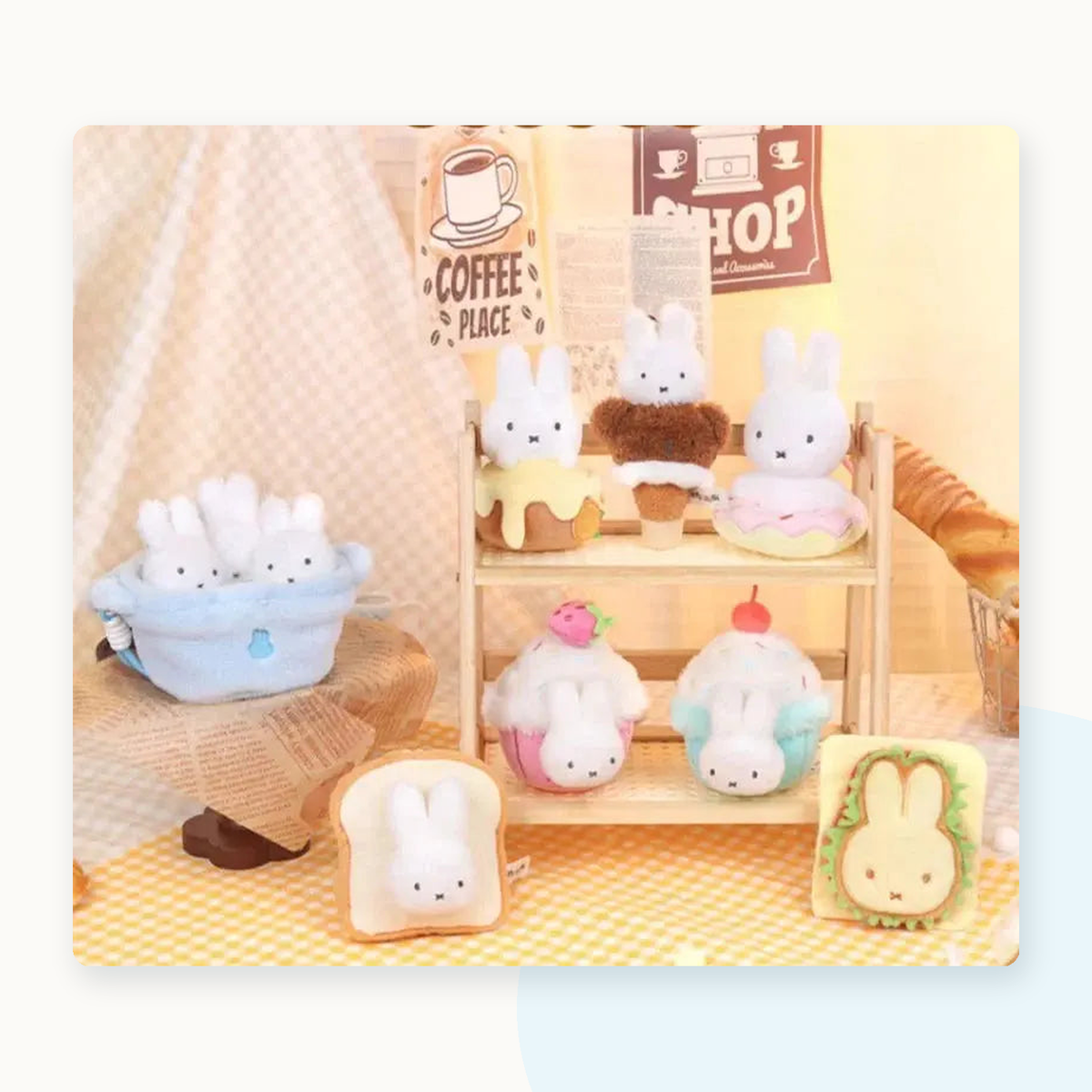 Miffy Food Workshop Series Plushie Pendant Blind Box - detail