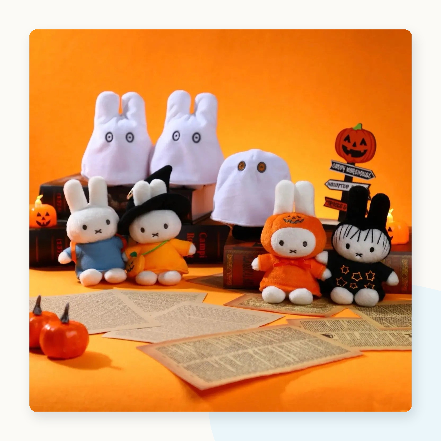 Miffy x Vipo Halloween Series Plush Dolls Blind Box - detail