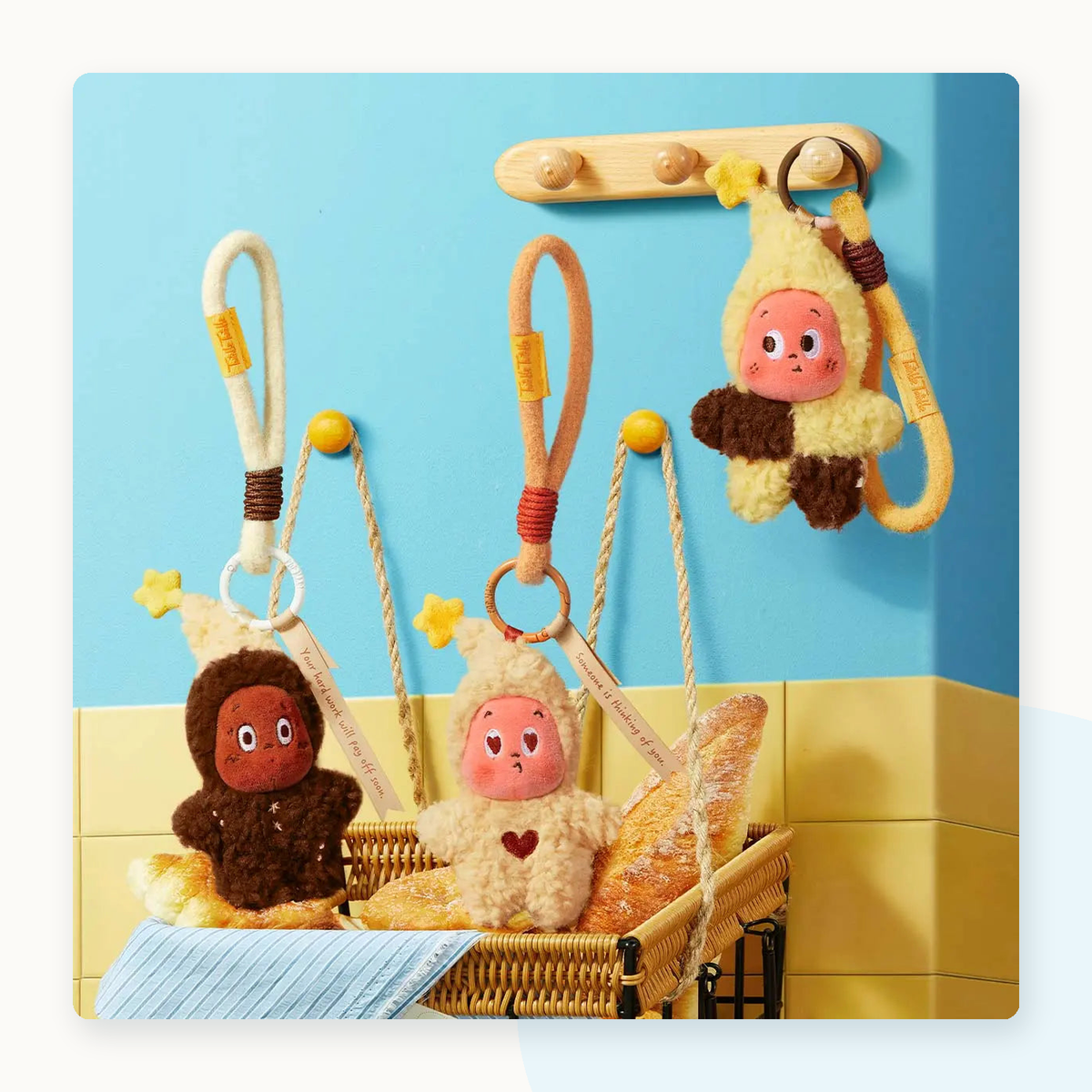 POP MART Twinkle Twinkle Savor the Moment Mini Cookies Plush Pendant Blind Box - detail