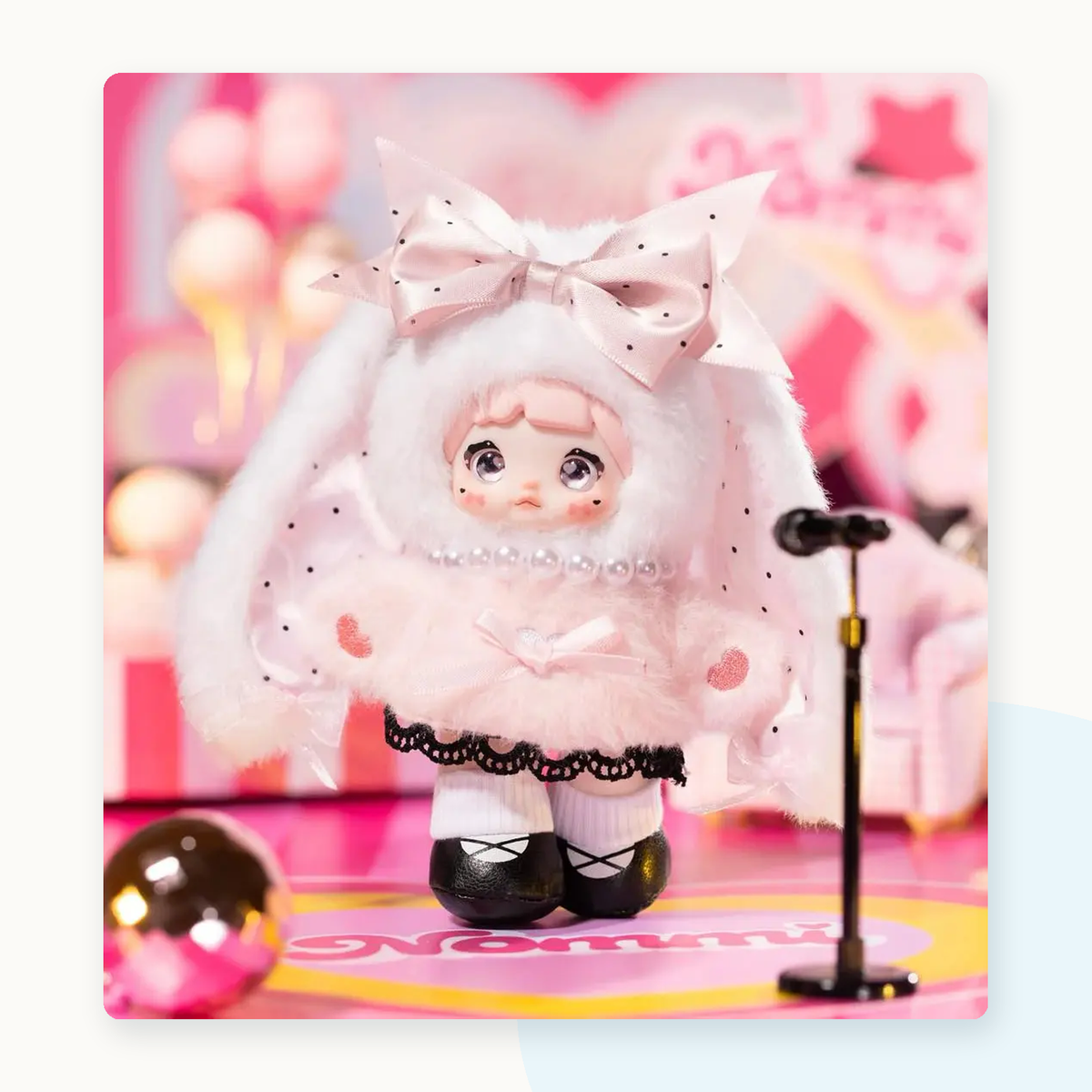 Nommi Pink Energy Series Plush Pendant Blind Box - detail