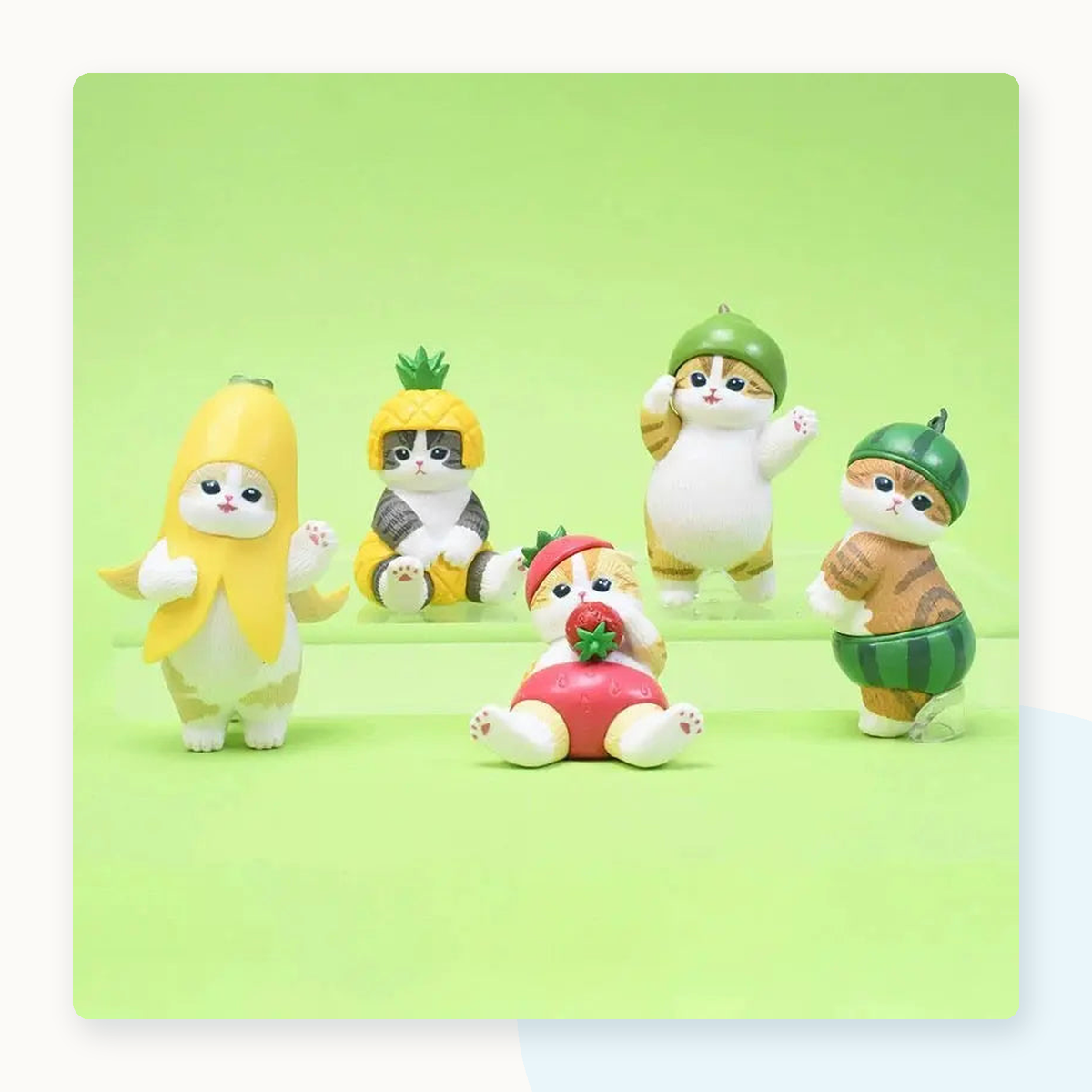 Mofusand Fruit Nyan Gachapon Blindbox Capsule Mini Figurines - detail