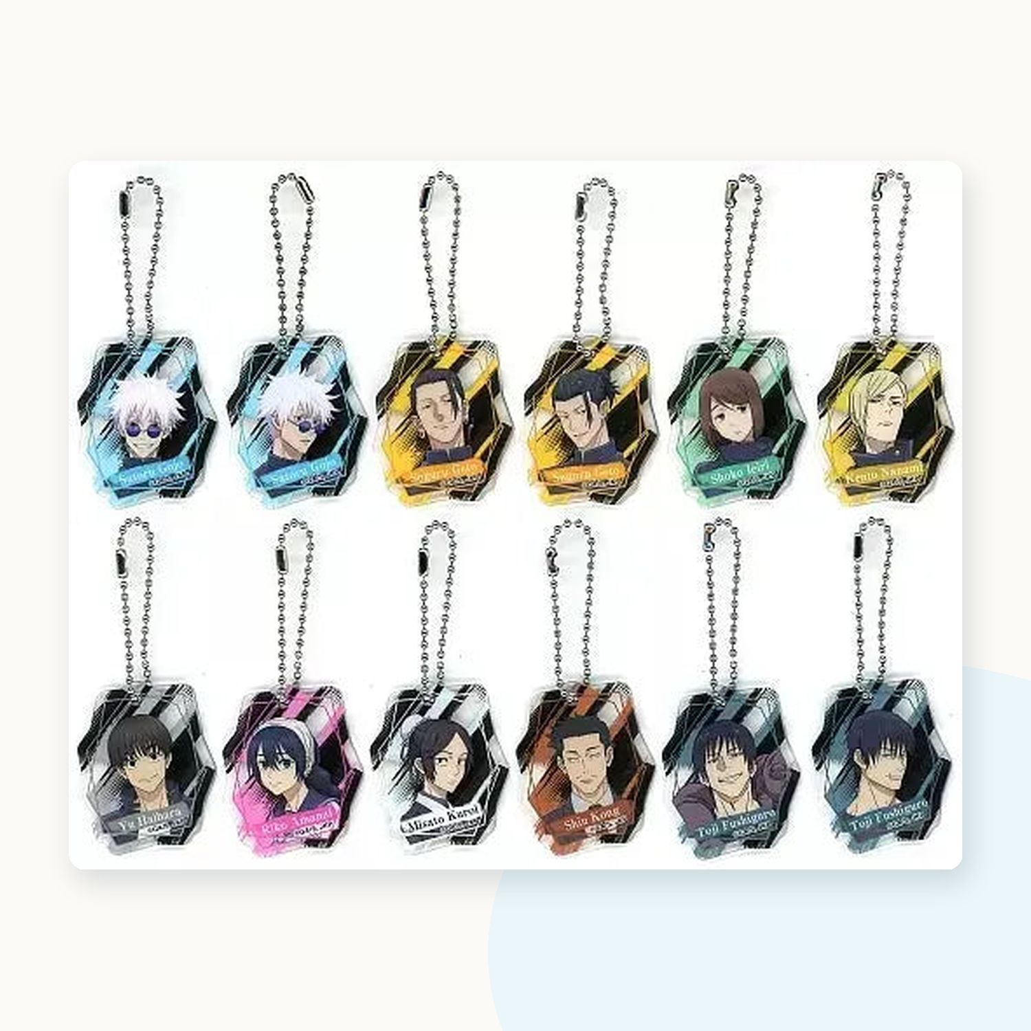 ENSKY Jujutsu Kaisen Acrylic Keychain Collection Blind Bag - detail