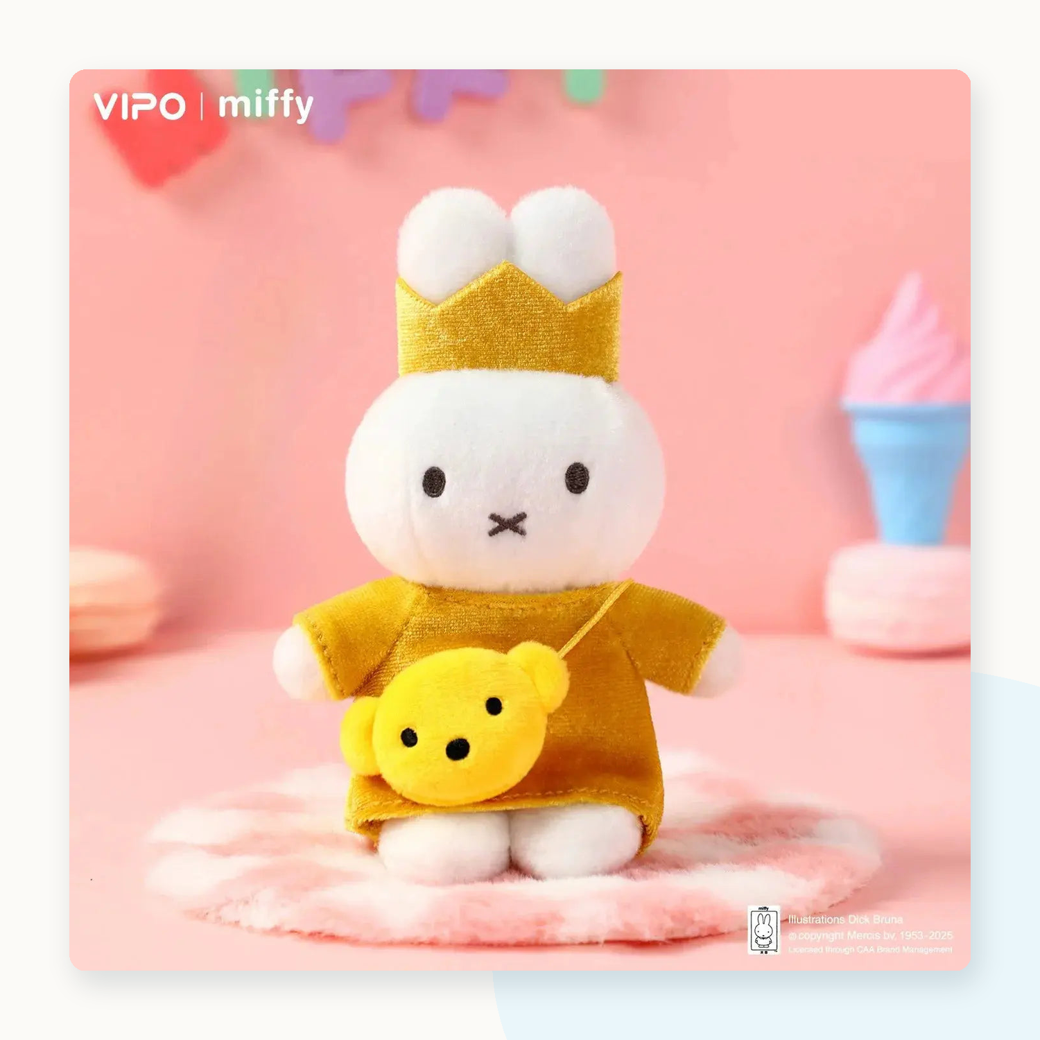 Miffy x Vipo Mini Bag Series Plush Dolls Blind Box - detail
