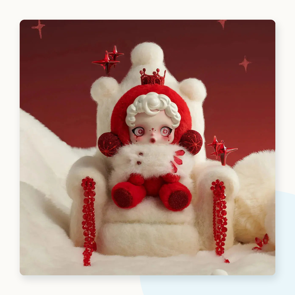POP MART SKULLPANDA Winter Symphony Series Plush Blindbox - detail