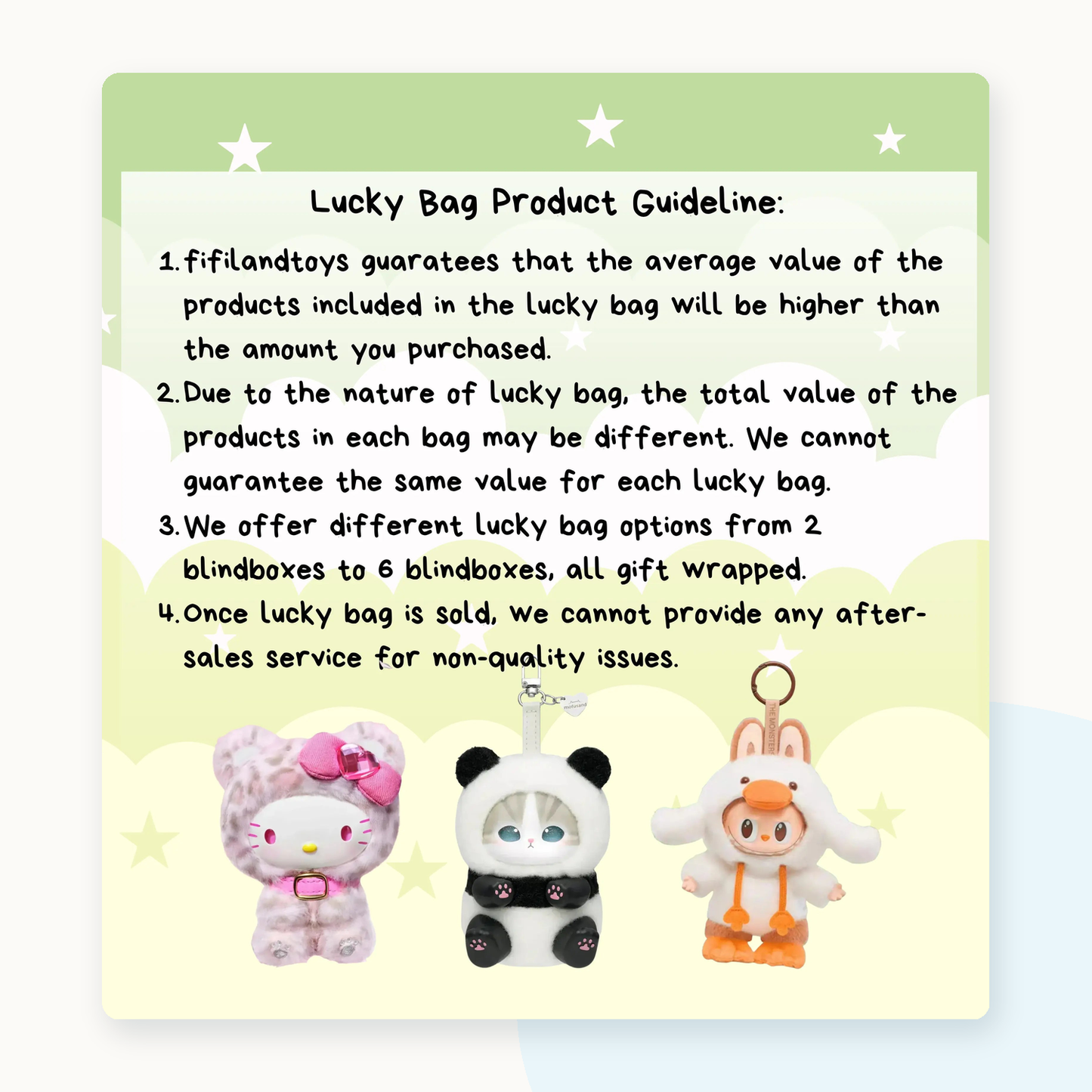 Pawdventure Animal Blindbox Gift Lucky Bag - detail
