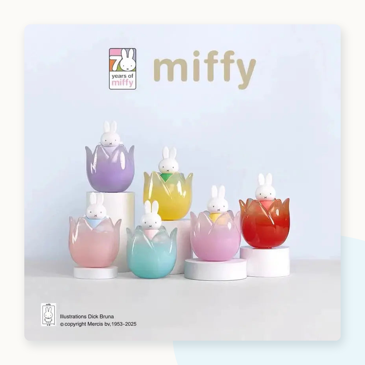 ChocoTeddy x Miffy and her Tulips Decorative Series Blind Box - detail
