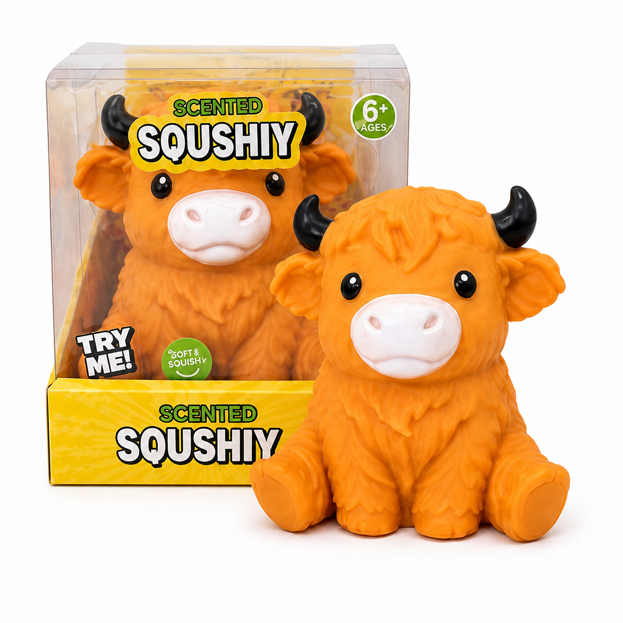 Jumbo Highland Cow Slow-Rise Squishy – product image 2