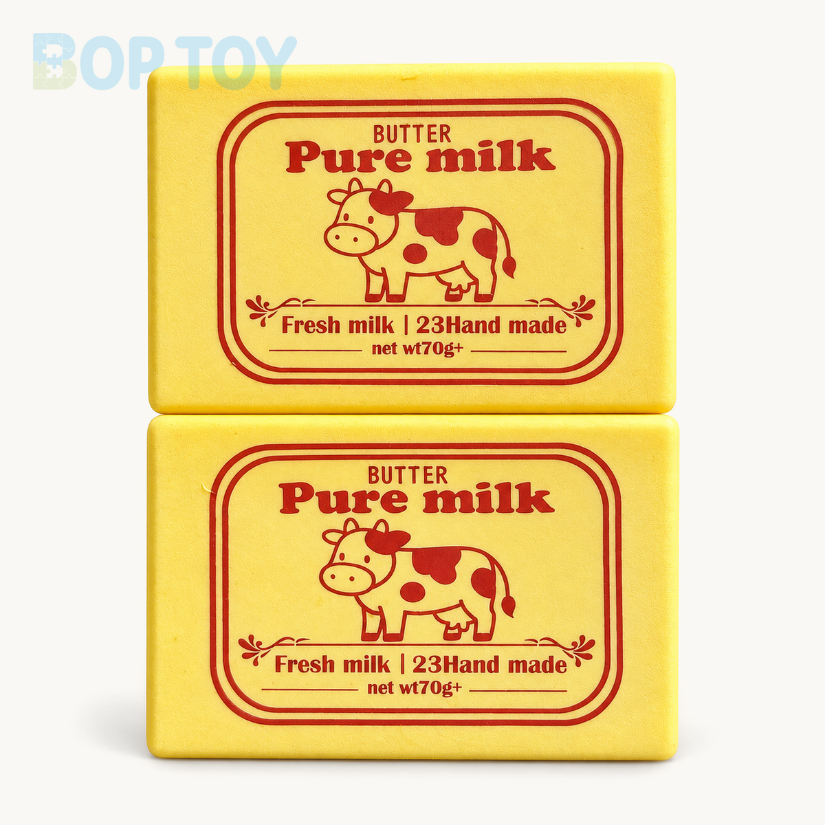 Slow Rising Squishy Butter Pure Milk Stress Relief Decompression Toy - two pieces